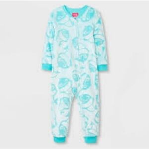 NWOT Nickelodeon Pingfong Baby Shark Teddy Fur Soft Embroidered